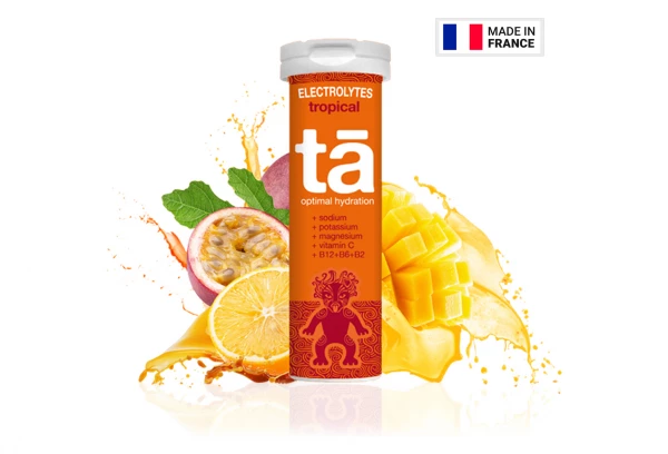 Tā Energy 12 Pastilles électrolytes TA Energy Hydratation Tabs Tropical 3 Tā Energy 12 Pastilles électrolytes TA Energy Hydratation Tabs Tropical