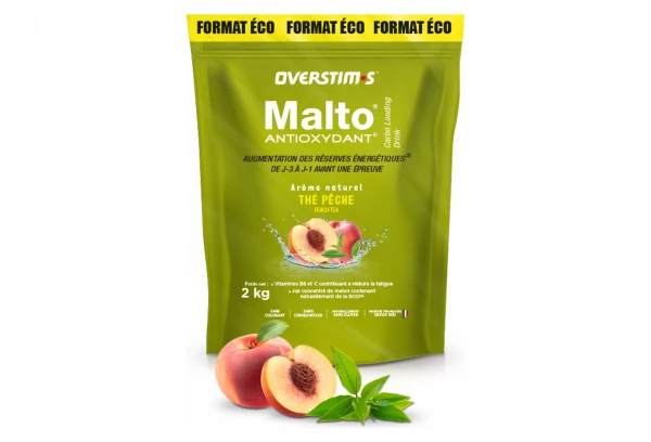 Boisson Énergétique Overstims Malto Antioxydant Thé Pêche 2Kg 3 Boisson Énergétique Overstims Malto Antioxydant Thé Pêche 2Kg