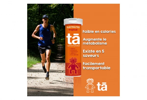 Tā Energy 12 Pastilles électrolytes TA Energy Hydratation Tabs Tropical 7 Tā Energy 12 Pastilles électrolytes TA Energy Hydratation Tabs Tropical – Image 5