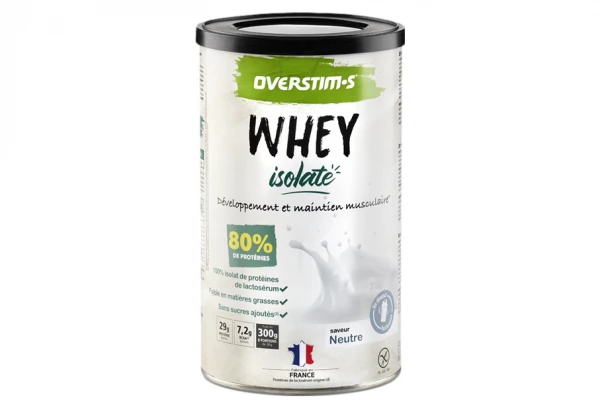 Boisson Protéinée Overstims Whey Isolate Neutre 300g 3 Boisson Protéinée Overstims Whey Isolate Neutre 300g