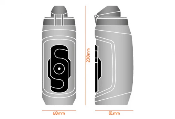 Bidon Fidlock Twist Simple 590ml + Connecteur De Bouteille Noir 5 Bidon Fidlock Twist Simple 590ml + Connecteur De Bouteille Noir – Image 3