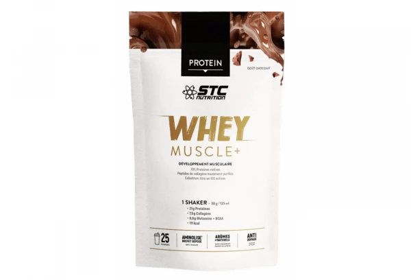 Boisson Protéinée STC Nutrition Whey Muscle+ Protein750 G Chocolat 3 Boisson Protéinée STC Nutrition Whey Muscle+ Protein750 G Chocolat