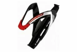 ELITE Porte Bidon CUSTOM RACE NOIR Brillant Logo Rouge