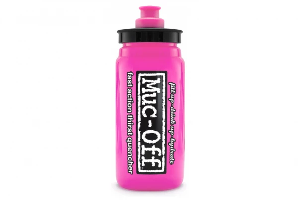 Bidon Muc-Off X Elite Fly 550 Ml Rose 3 Bidon Muc-Off X Elite Fly 550 Ml Rose