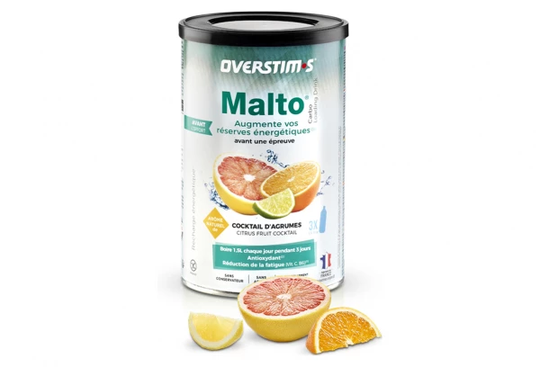 Boisson Énergétique Overstims Malto Antioxydant Cocktail D'agrumes 500g 3 Boisson Énergétique Overstims Malto Antioxydant Cocktail D'agrumes 500g