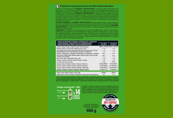 Boisson Énergétique Overstims Hydrixir Antioxydant Cocktail D'agrumes 600g 4 Boisson Énergétique Overstims Hydrixir Antioxydant Cocktail D'agrumes 600g – Image 2